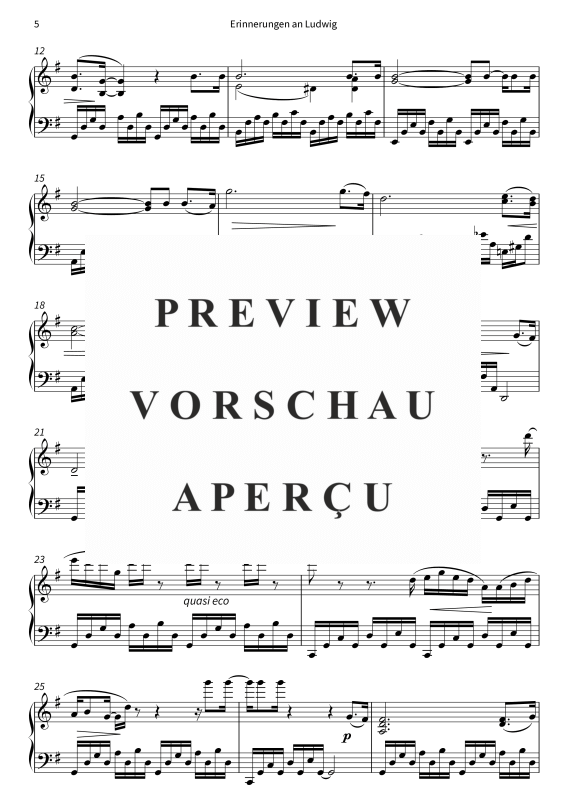 gallery: Erinnerungen an Ludwig, , Klavier Solo