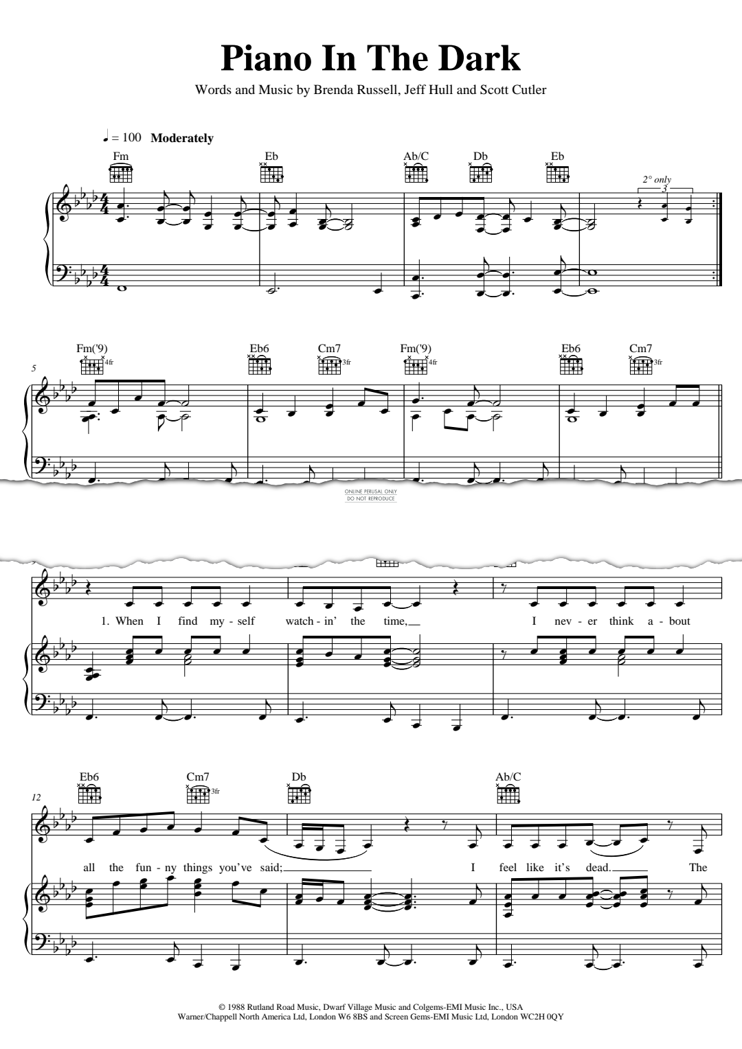 Produktbild zu: Piano In The Dark