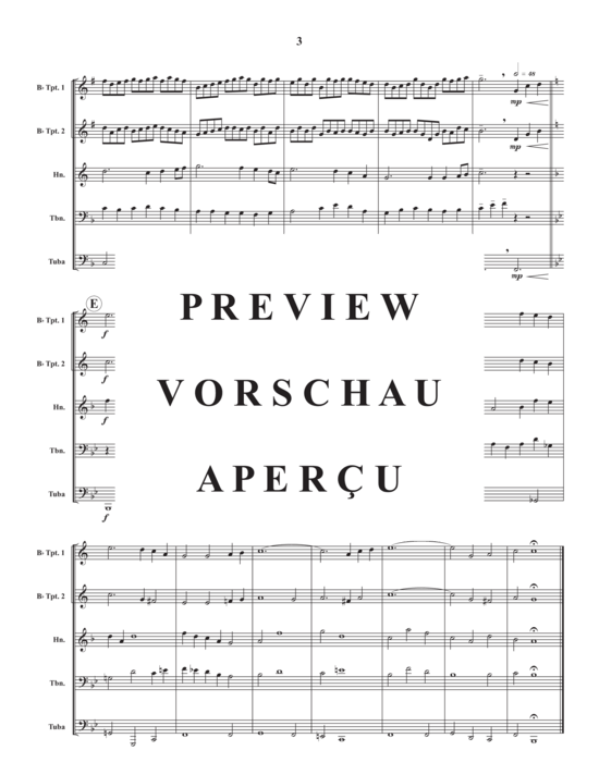 Produktgalerie: Seite 5 von 10 Water is Wide, The , , (Blechbläser Quintett)