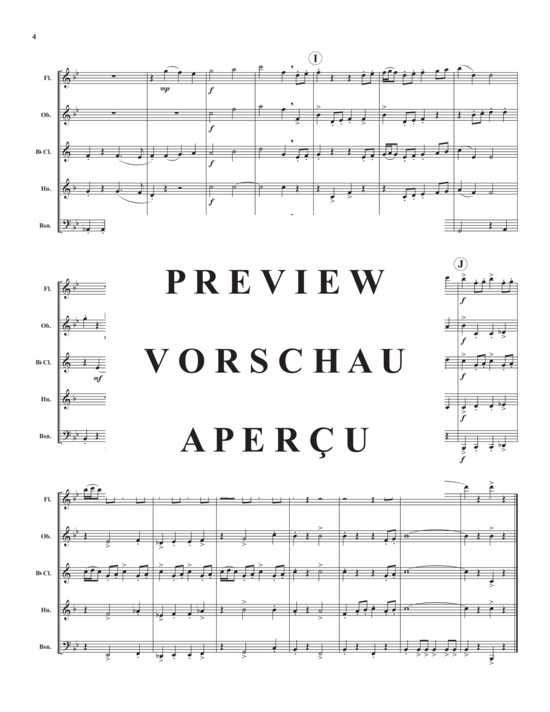 Produktgalerie: Seite 6 von 16 Guest of Honor , , (Holzbläser Quintett)