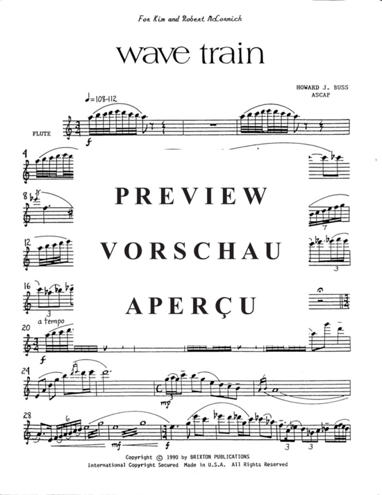 gallery: Wave Train , , (Flöte und Klavier)