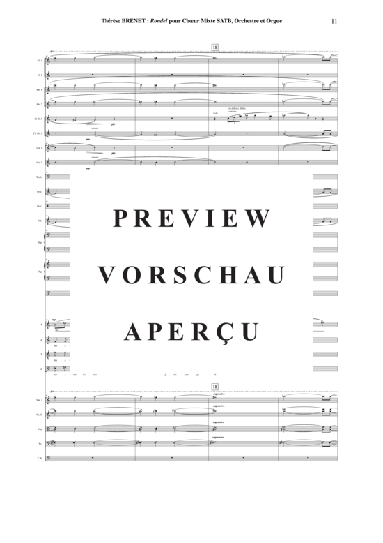 gallery: Rondel , , (Gemischter Chor, Orchester) nur Partitur