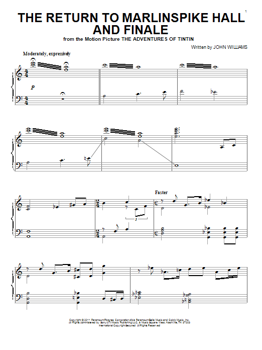 Product gallery: Page 1 of 1 The Return To Marlinspike Hall And Finale, John Williams