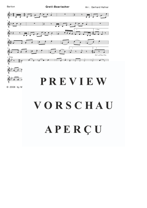 Product gallery: Page 9 of 11 Gretl-Boarischer, , (woodwind and brass)