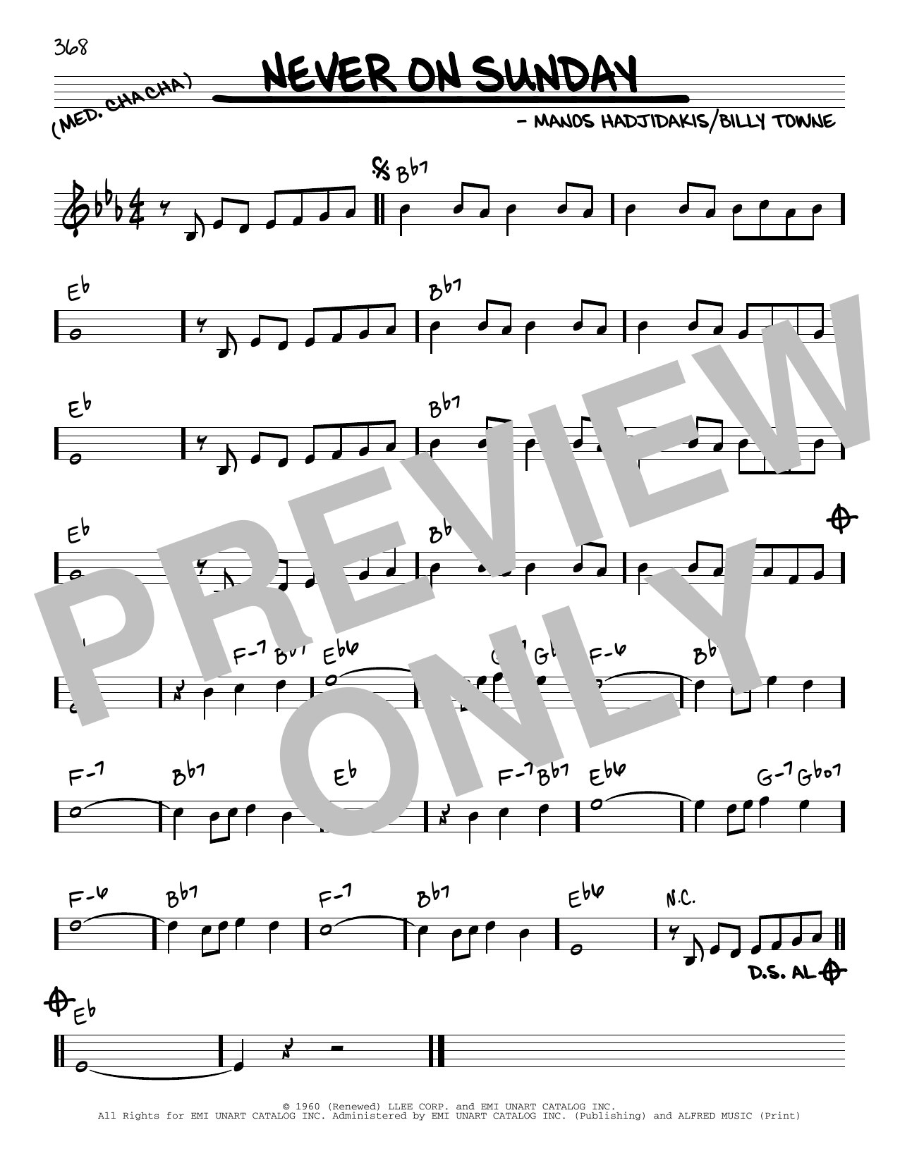 Produktgalerie: Seite 1 von 1 Never On Sunday, Manos Hadjidakis