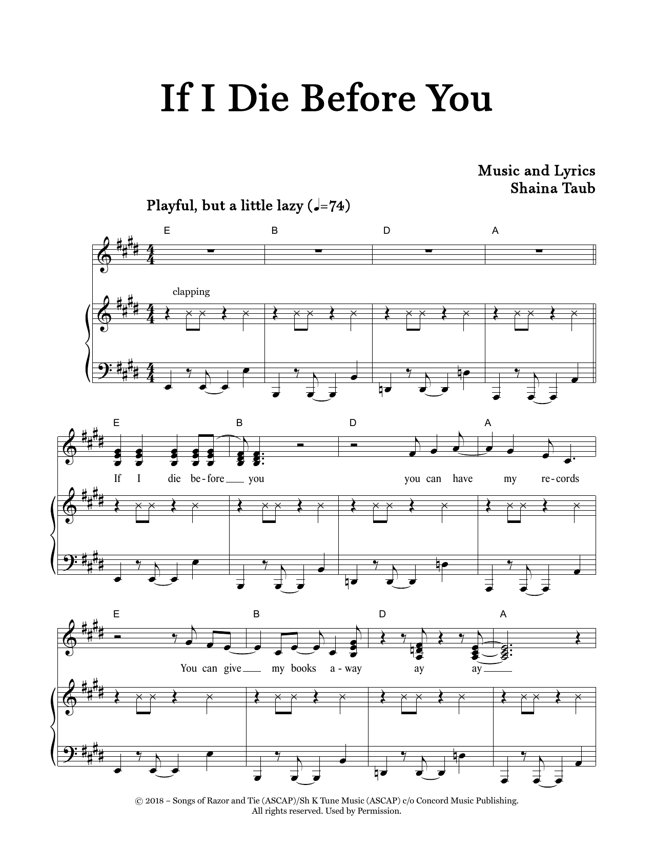 Produktbild zu: If I Die Before You