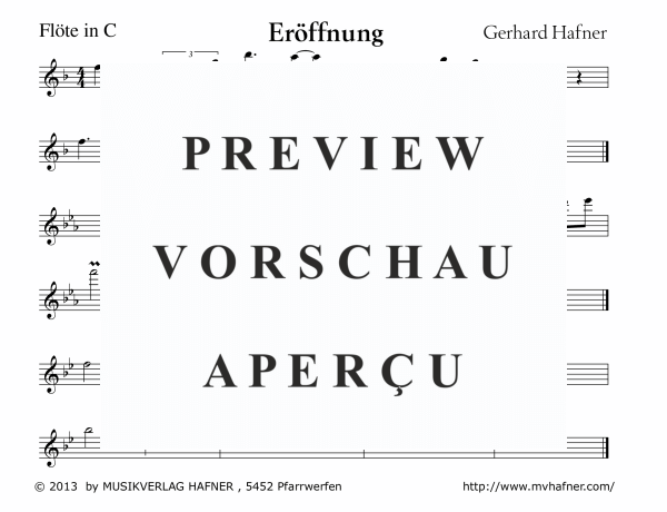 Product gallery: Page 5 of 11 Eröffnung - Präsentierstück - Anhang, , (large wind orchestra)