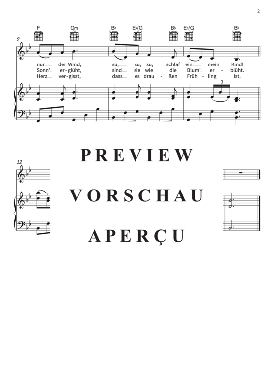 Produktgalerie: Seite 5 von 5 Alles still in süßer Ruh - Wiegenlied, , (Gesang + Klavier, Gitarre)