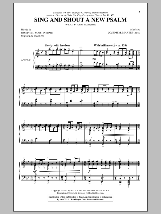 Produktbild zu: Sing And Shout A New Psalm