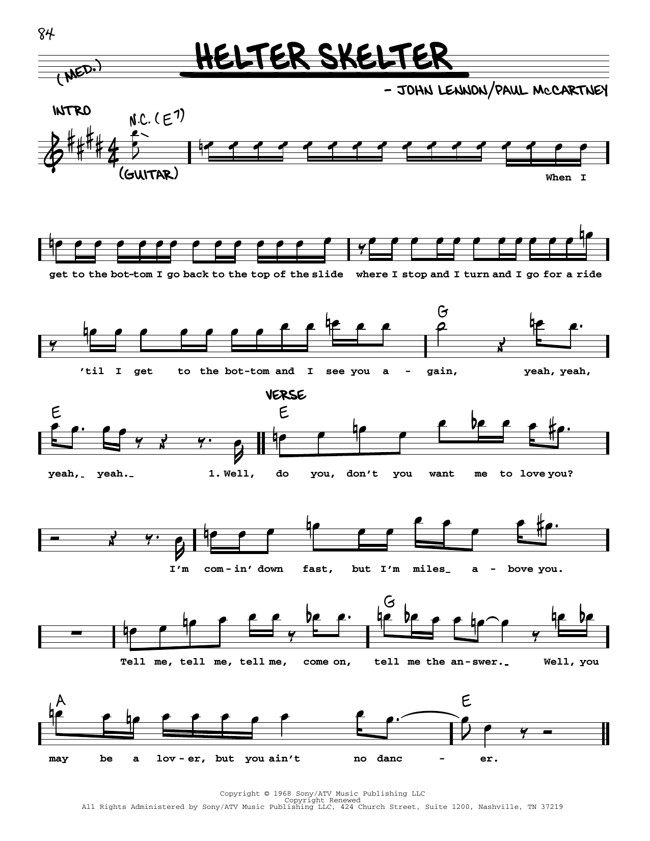 Produktbild zu: Helter Skelter [Jazz version]