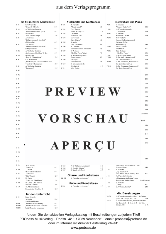 Produktgalerie: Seite 5 von 11 12 Duos, , Cello und Kontrabass