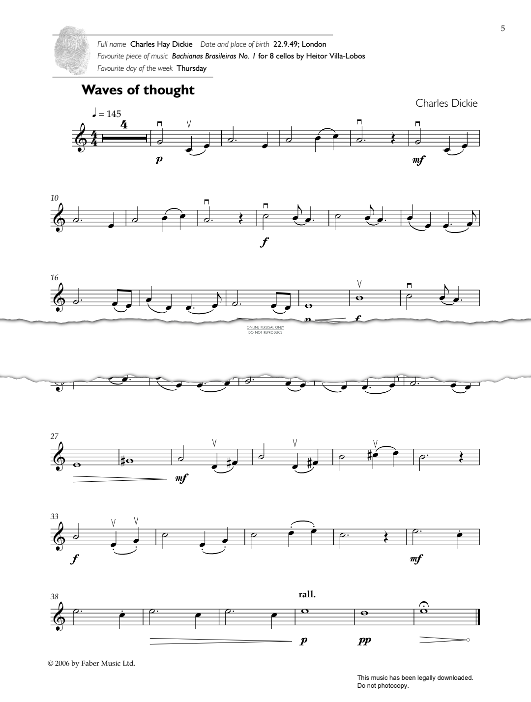 Produktgalerie: Seite 1 von 1 Waves Of Thought, Charles Dickie, Klavier, Violine