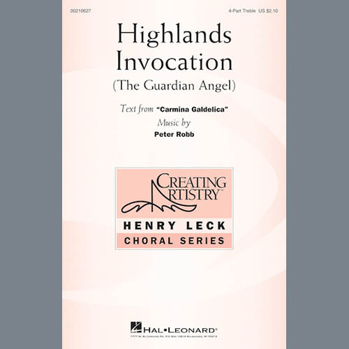 cover: Highlands Invocation, Peter Robb