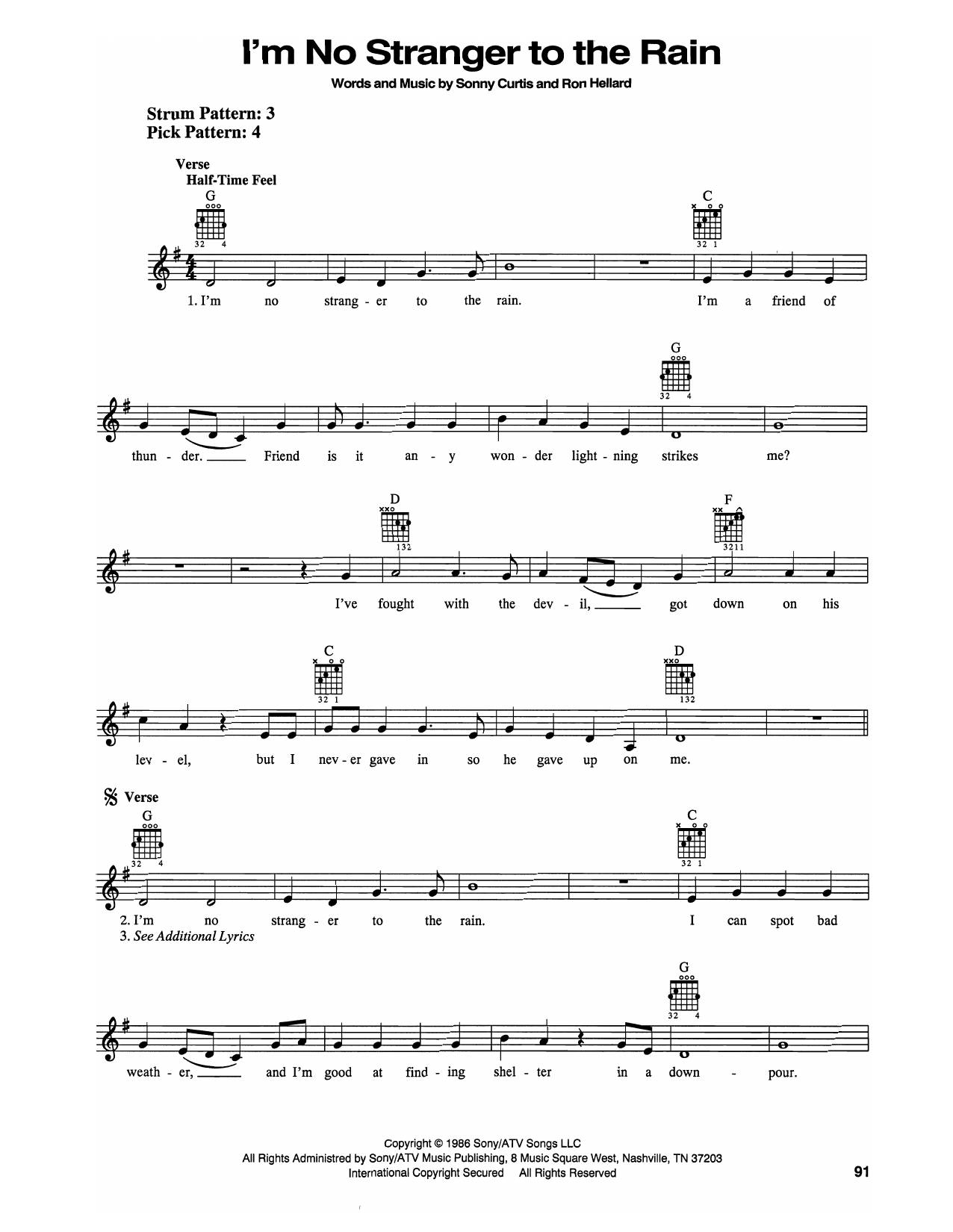 Produktbild zu: I'm No Stranger To The Rain
