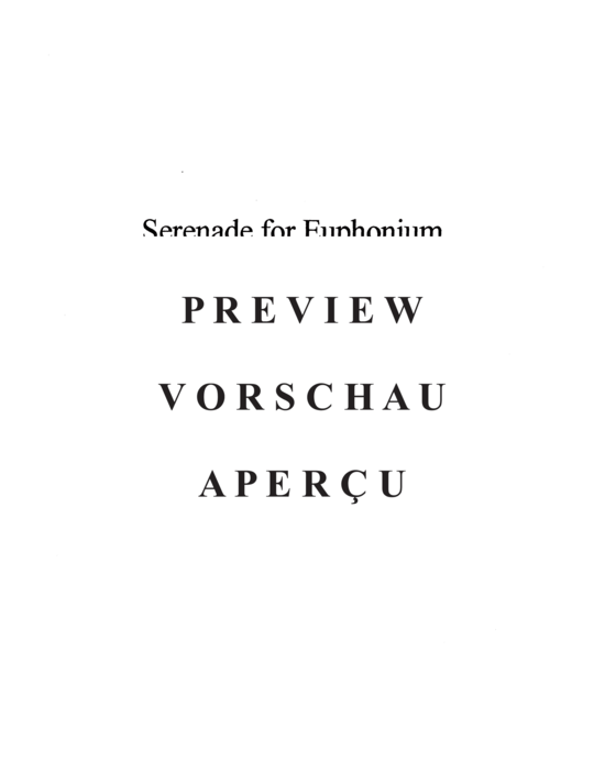 Product gallery: Page 3 of 21 Serenade for Euphonium , , (euphonium + piano)