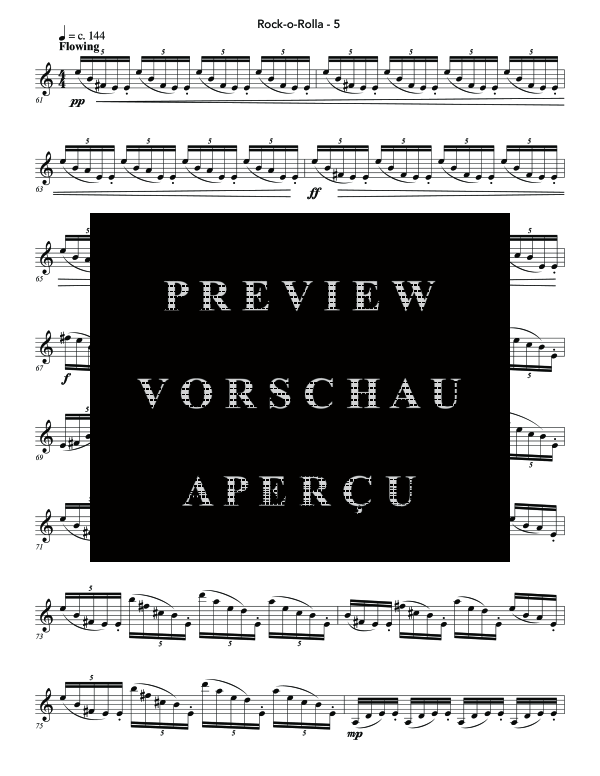 Product gallery: Page 10 of 11 Rock-o-Rolla, , (Klarinette Solo)