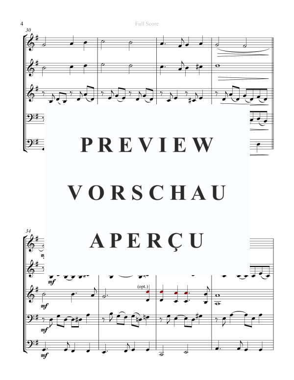 Produktgalerie: Seite 6 von 11 Abide With Me, , Blechbläser Quintett