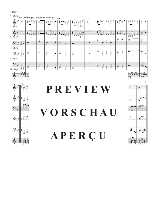 Produktgalerie: Seite 5 von 21 German-Marsch-Medley , Blasorchester Fatamo, (Blechbläser Quintett flexible Besetzung)