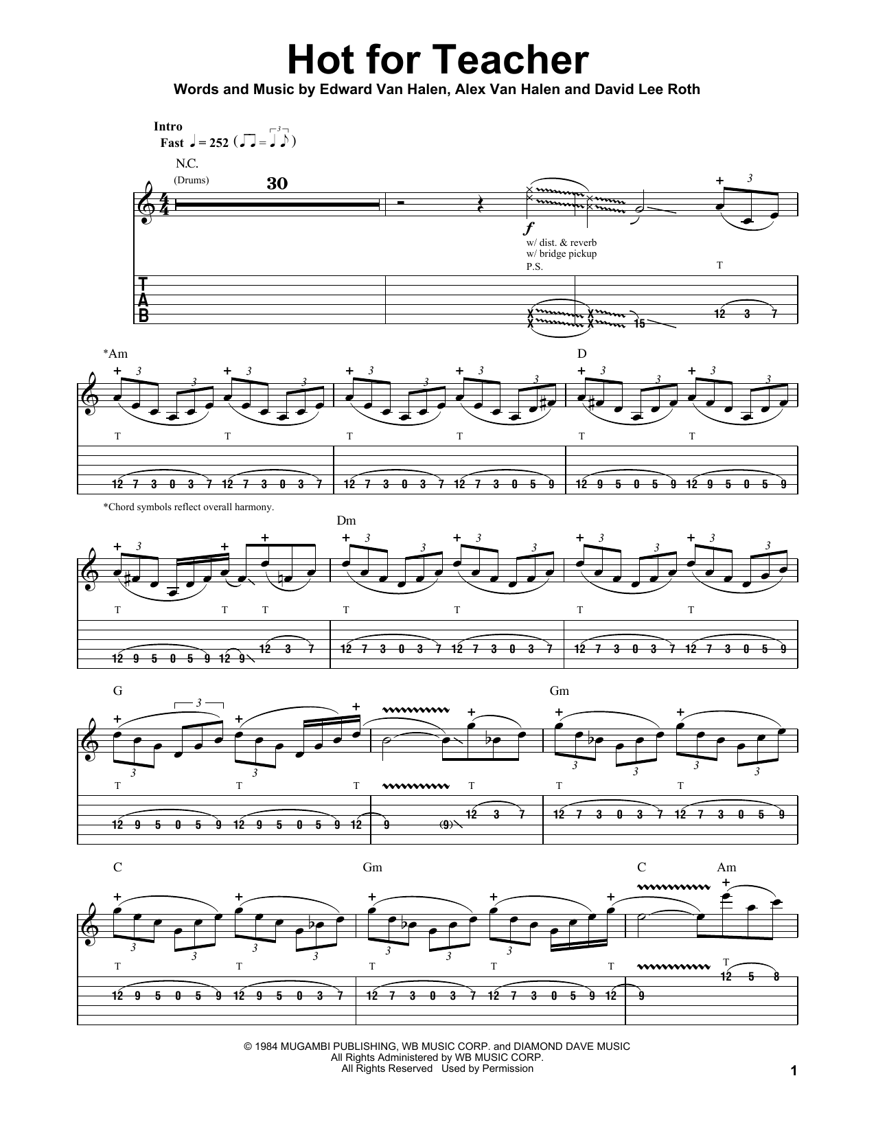 Produktbild zu:  Hot For Teacher - Van Halen