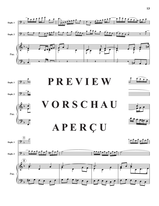 Product gallery: Page 14 of 21 Adagio u. Allegro aus der Trio Sonata  , , (2x Bariton/Posaune)