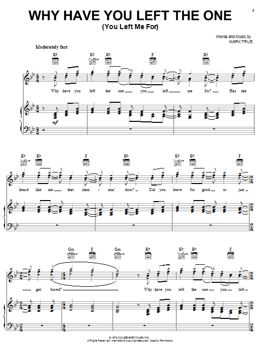Produktbild zu: Why Have You Left The One (You Left Me For)