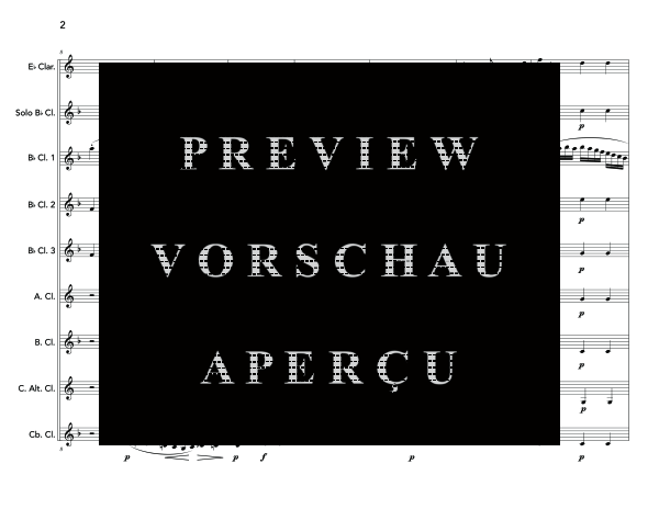 Produktgalerie: Seite 6 von 11 Sextet, Op. 81b, , (Klarinettenchor)
