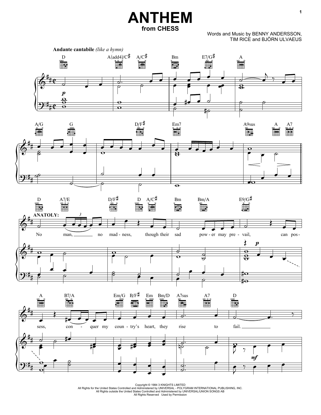 Produktbild zu: Anthem