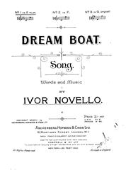 cover: Dream Boat, Ivor Novello, Gesang, Klavier