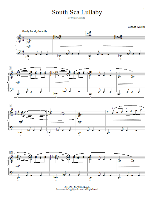 Produktbild zu: South Sea Lullaby