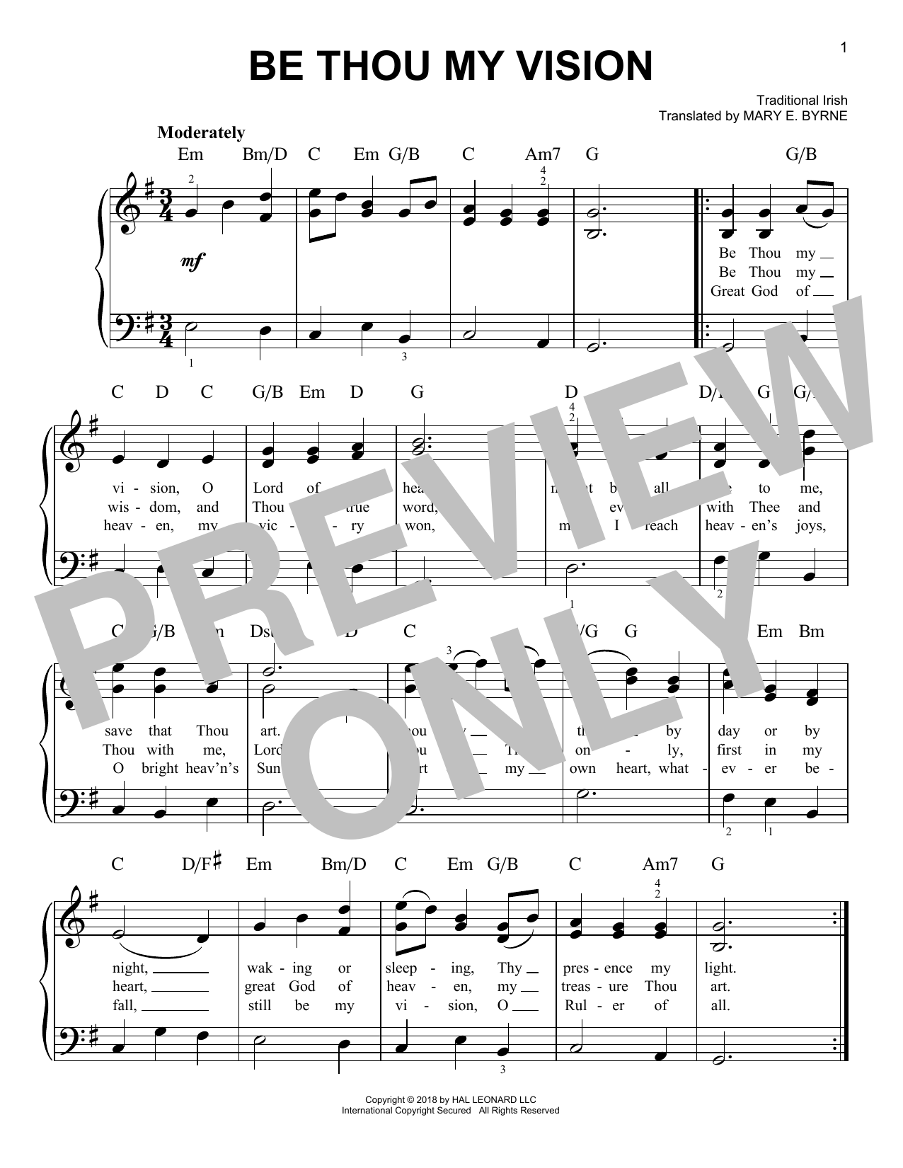 Produktbild zu: Be Thou My Vision
