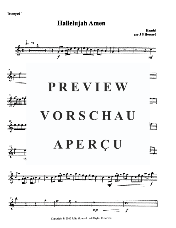 Produktgalerie: Seite 7 von 11 Hallelujah Amen, , Blechbläser Oktett