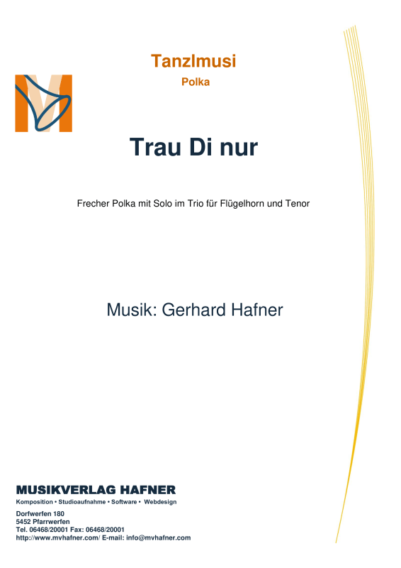 Product picture to: Trau Di nurGerhard Hafner