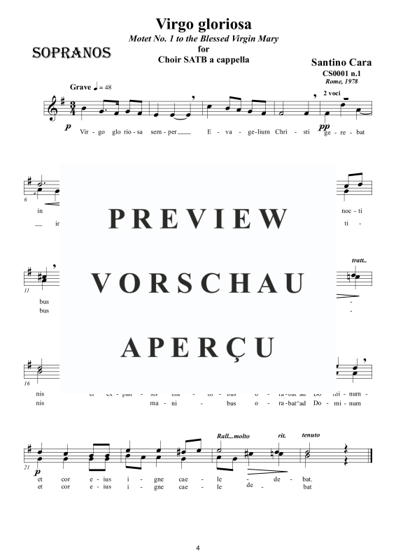 Produktgalerie: Seite 5 von 8 Virgo gloriosa - Motette, , Gemischter Chor a capella