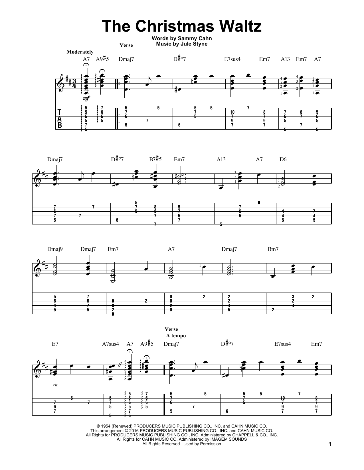 Produktbild zu: The Christmas Waltz