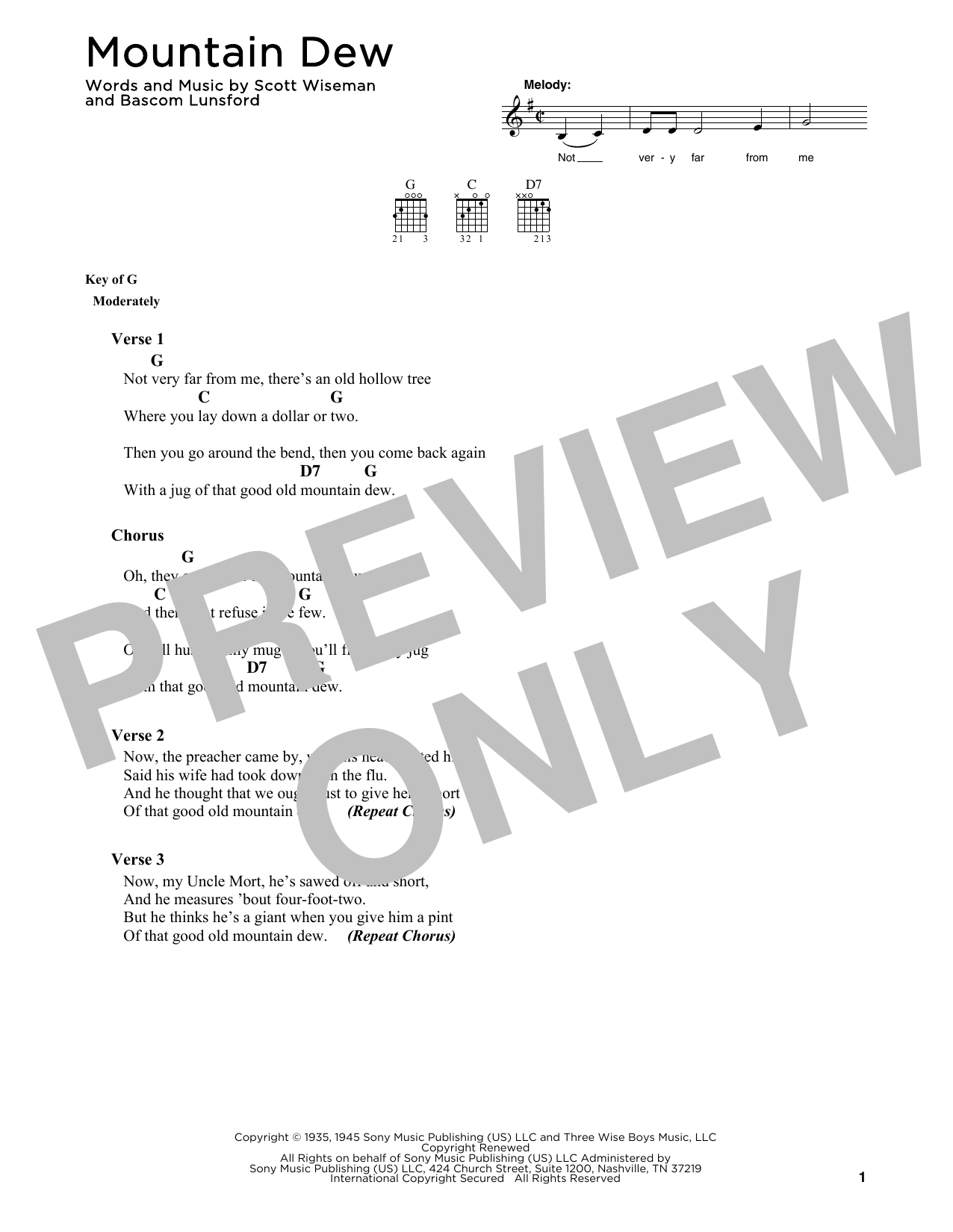 Produktbild zu:  Mountain Dew - Bascom Lunsford