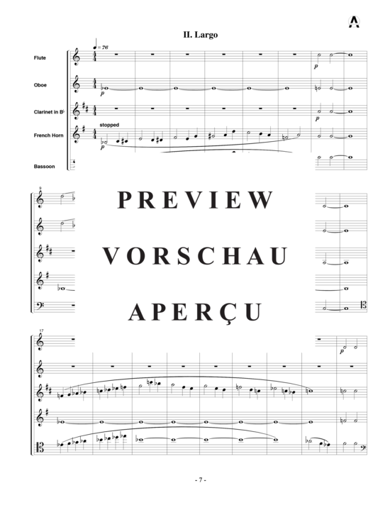 Produktgalerie: Seite 10 von 21 Wind Quintet , , (Holzbläserquintett)