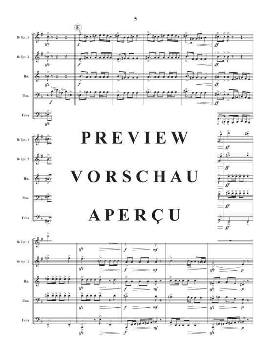 Produktgalerie: Seite 7 von 21 Virtuoso Polonaise Marcatiss , , (Blechbläserquintett)