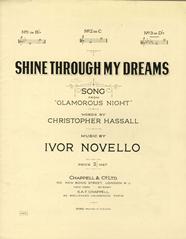 cover: Shine Through My Dreams (from 'Glamorous Night'), Ivor Novello, Gesang, Klavier