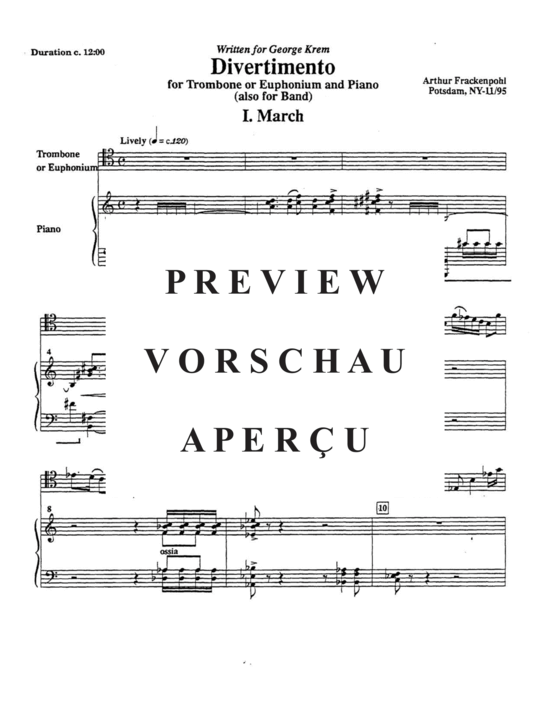 gallery: Divertimento , , (Euphonium/Posaune + Klavier)