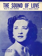 cover: The Sound Of Love, Jane Froman, Gesang, Gitarre, Klavier
