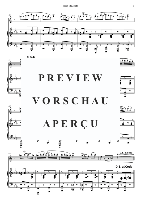 gallery: Hora Staccato, , (Klarinette in B und Klavier)
