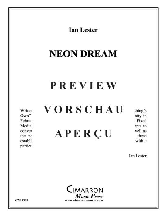Product gallery: Page 2 of 11 Neon Dream , , (Euphonium Solo)