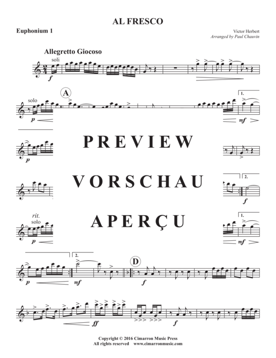 Product gallery: Page 9 of 18 Al Fresco , , (Tuba Quartett EETT)