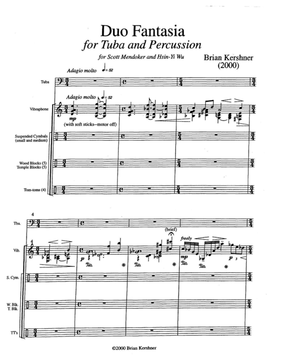 Produktbild zu: Duo Fantasia Brian Kershner
