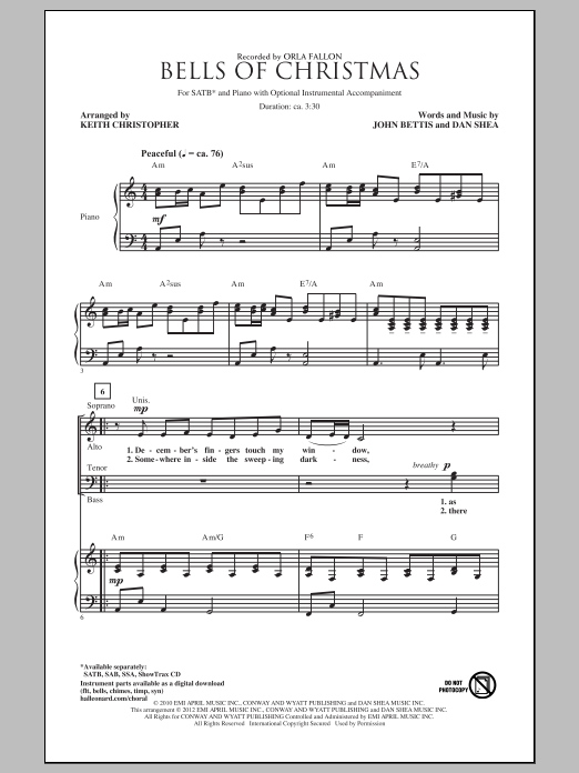 Product gallery: Page 1 of 1 Bells Of Christmas, Keith Christopher