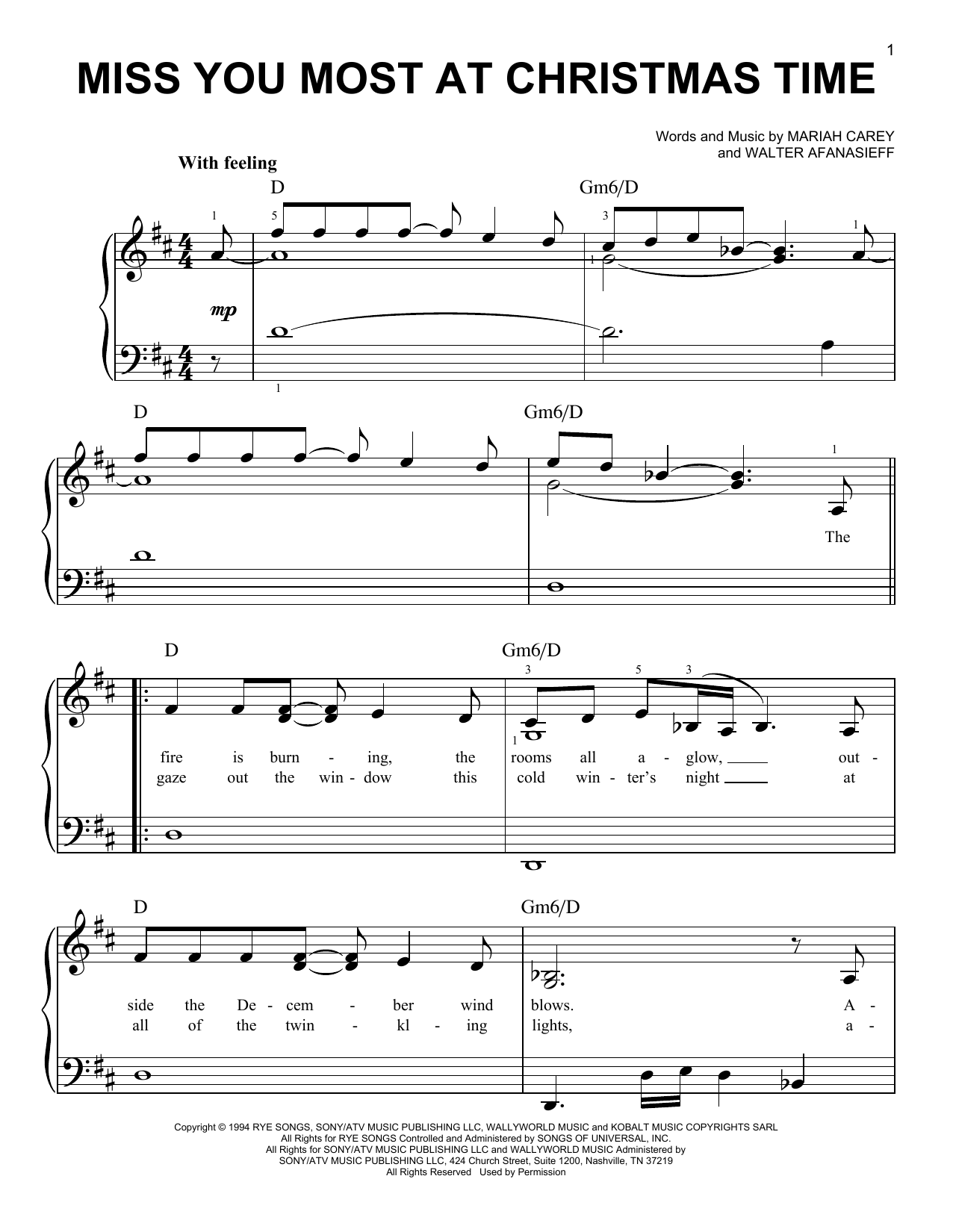 Product gallery: Page 1 of 1 Miss You Most At Christmas Time, Mariah Carey