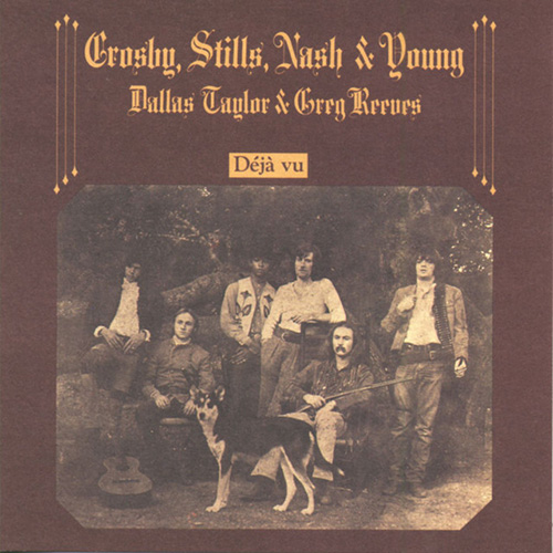 cover: Teach Your Children, Crosby, Stills, Nash & Young, Laute