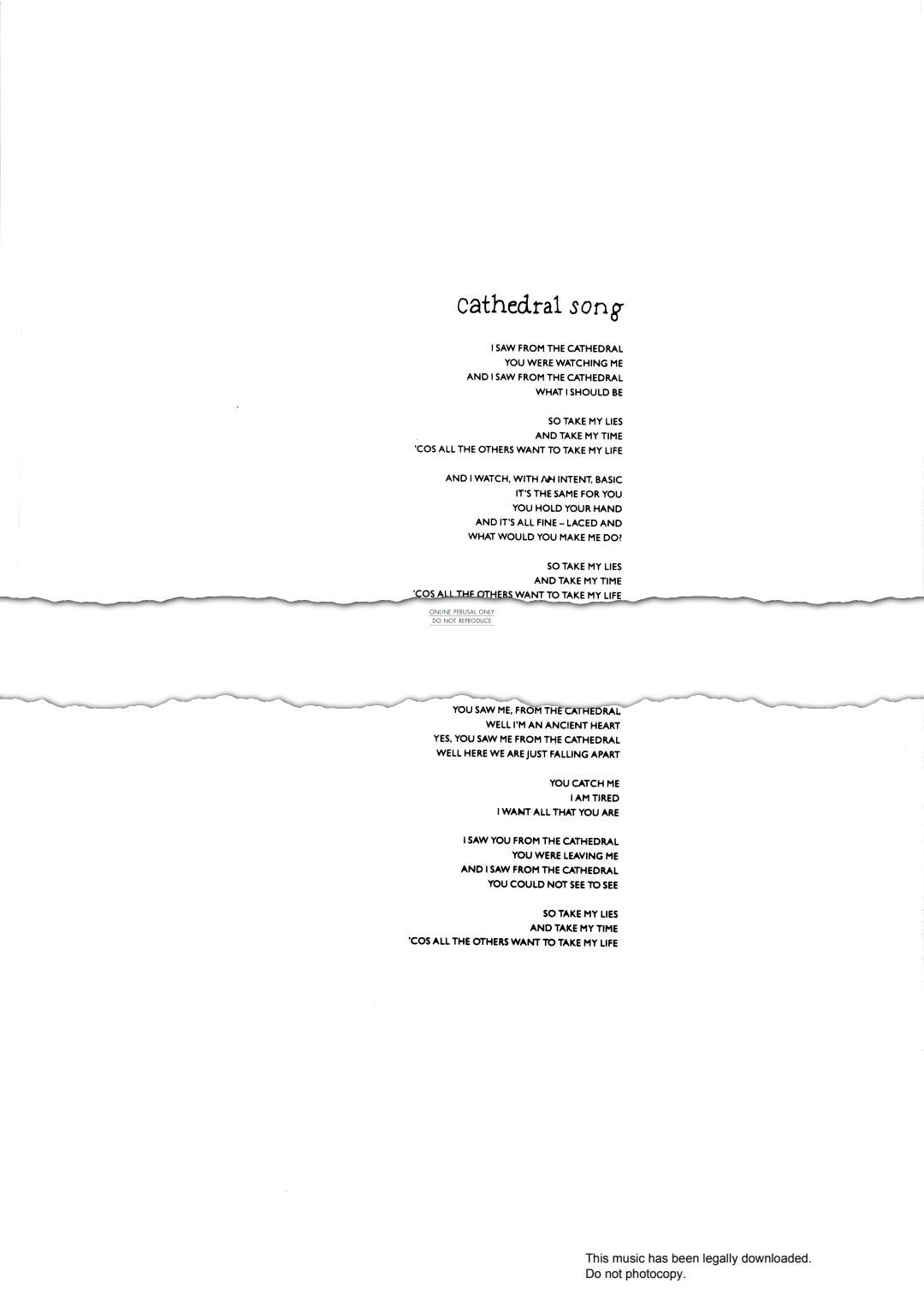 Produktbild zu: Cathedral Song