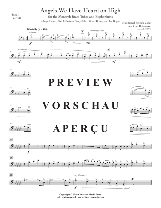 Product gallery: Page 12 of 13 Angels We Have Heard on High , , (Tuba Ensemble EEETT/EETTT)