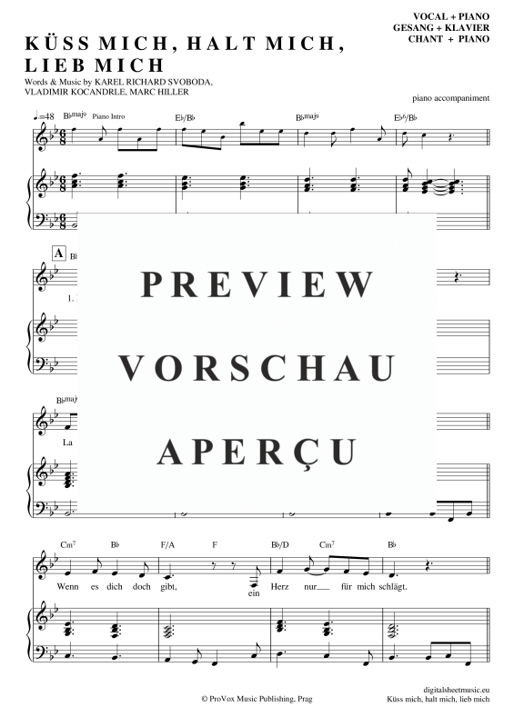 Product gallery: Page 2 of 7 Küss Mich, Halt Mich, Lieb Mich, Egli, Beatrice, Voice with Piano Accompaniment